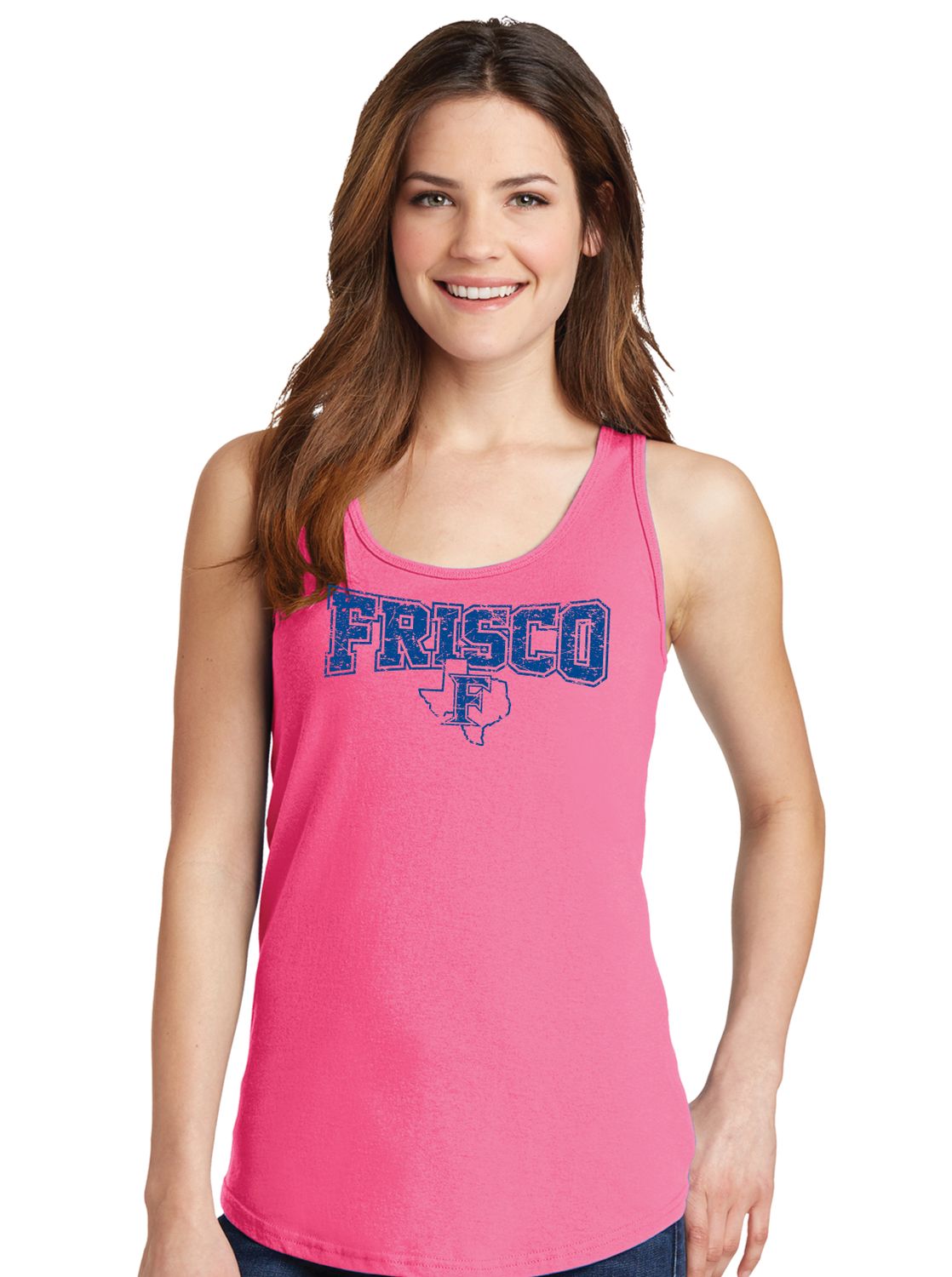 Frisco Football - Distressed Bowtie - Cotton Tank