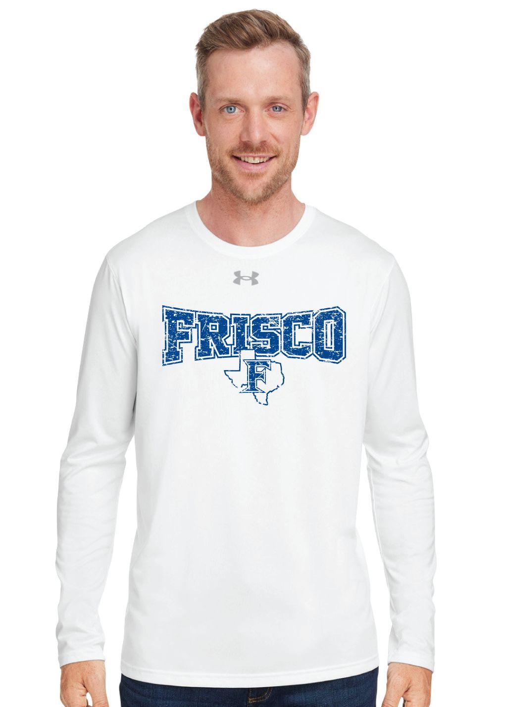Frisco Football - Distressed Bowtie - Under Armour Long Sleeve
