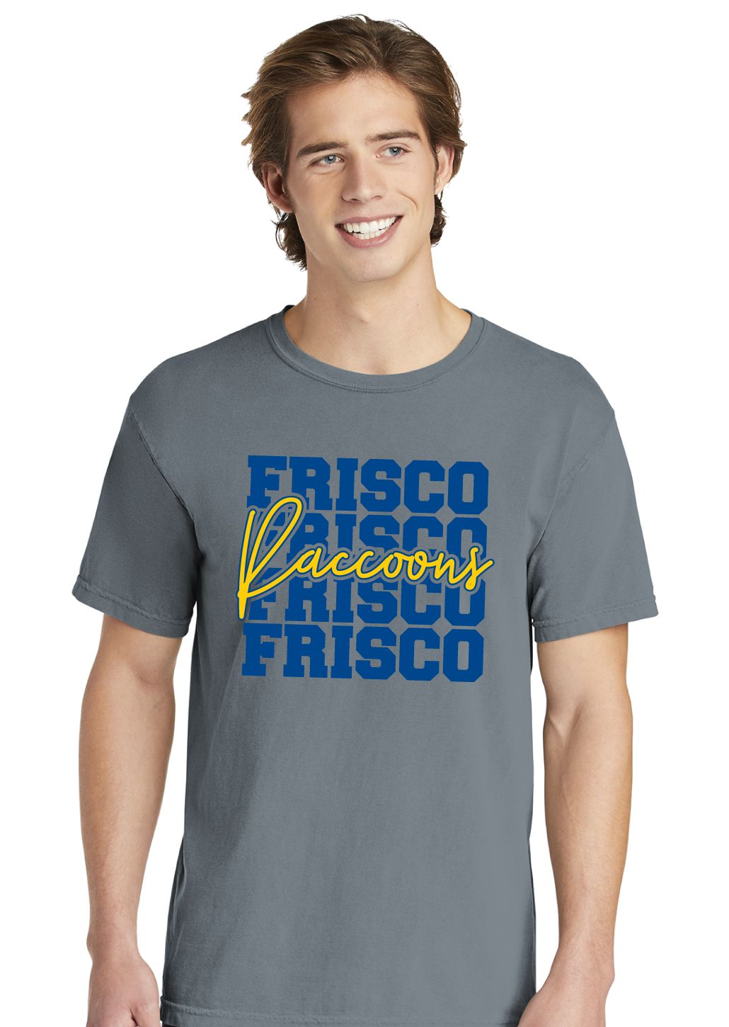 Frisco Football - Stacked - Comfort Colors Short Sleeve