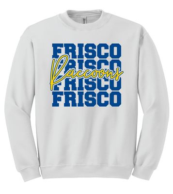 Frisco Football - Stacked - Crew Sweatshirt