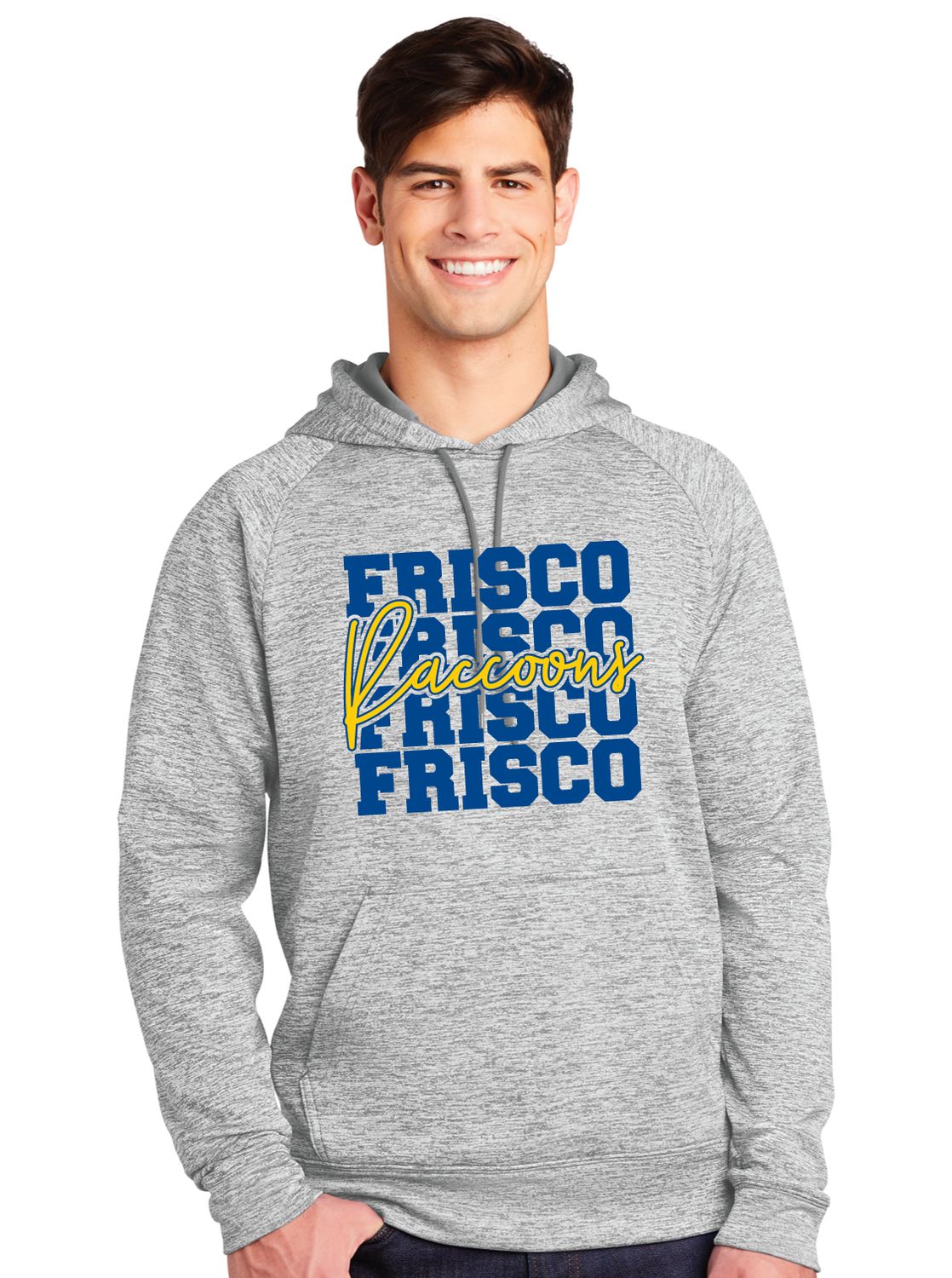 Frisco Football - Stacked - Electric Dri Fit Hoodie