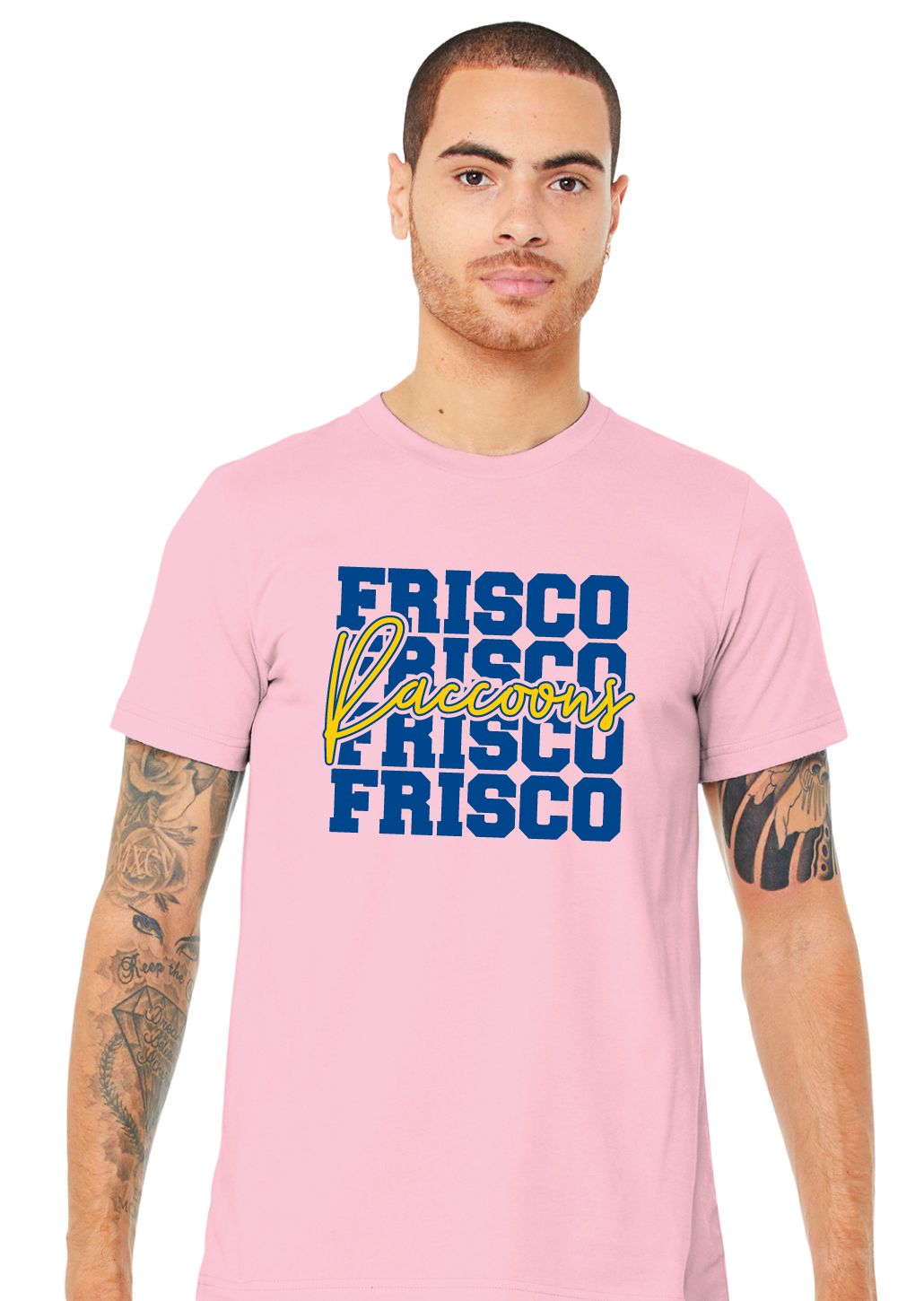 Frisco Football - Stacked - Bella+Canvas Short Sleeve