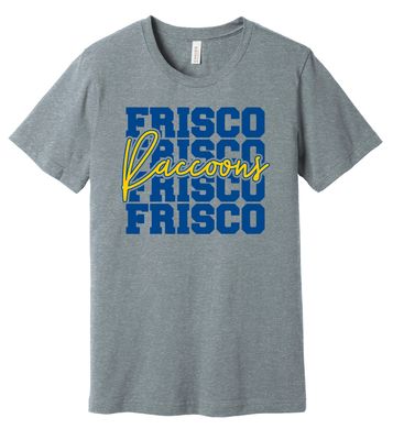 Frisco Football - Stacked - Bella+Canvas Short Sleeve