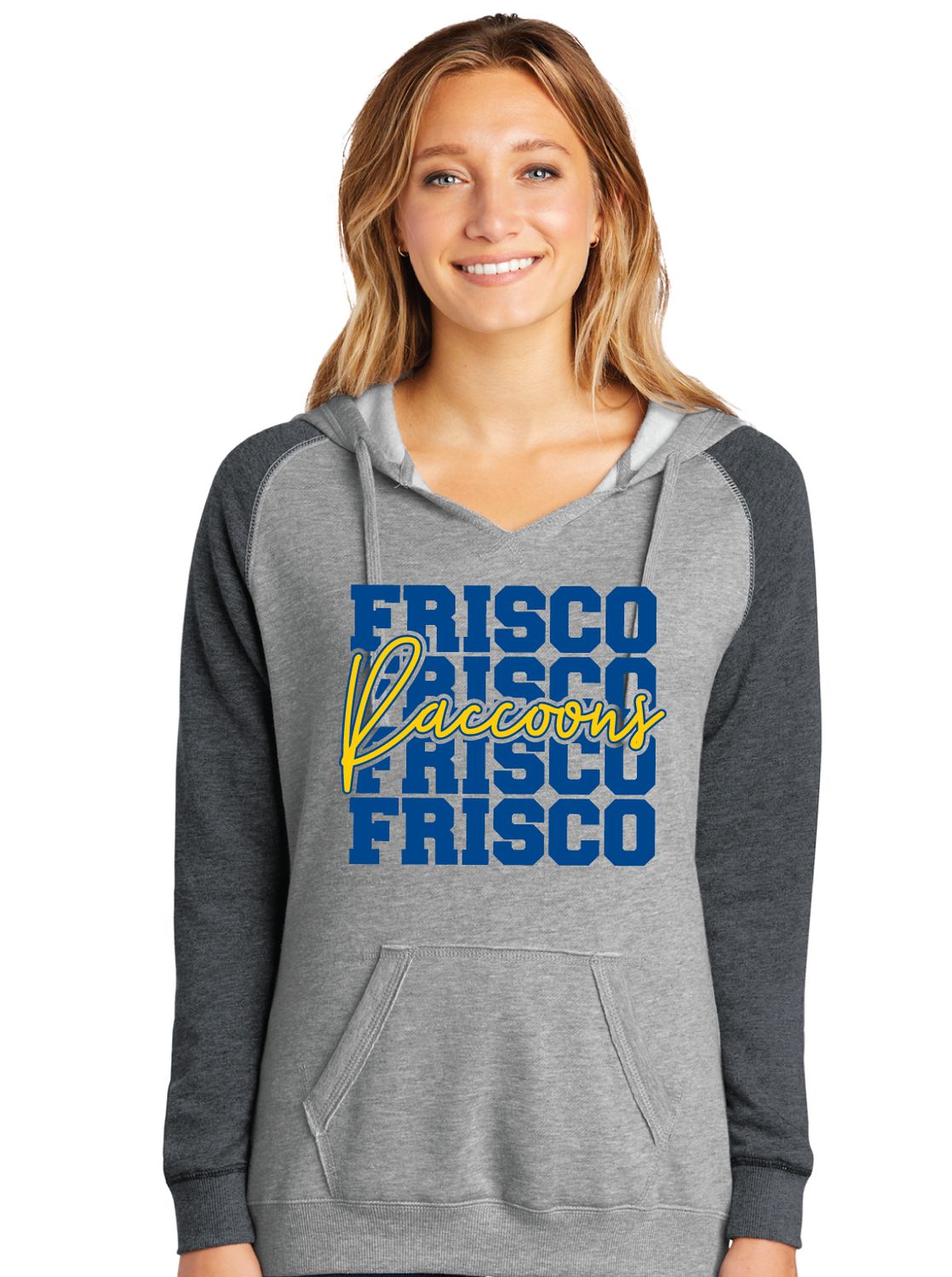 Frisco Football - Stacked - Lightweight Raglan Hoodie