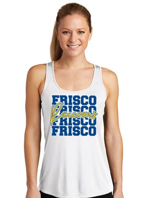 Frisco Football - Stacked - Dri Fit Racerback Tank