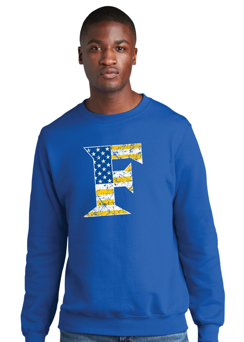 Frisco Football - Flag - Crew Sweatshirt