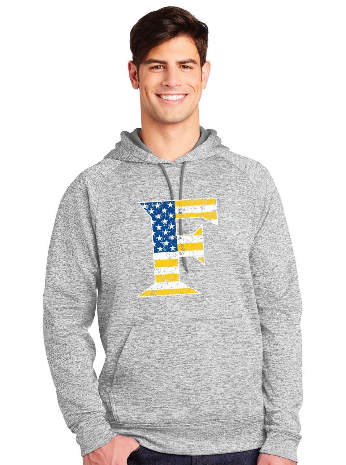 Frisco Football - Flag - Electric Dri Fit Hoodie