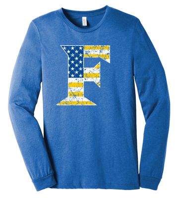 Frisco Football - Flag - Bella+Canvas Long Sleeve