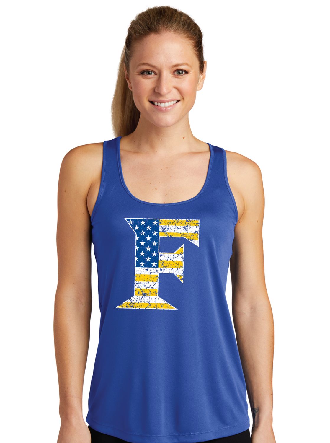 Frisco Football - Flag - Dri Fit Racerback Tank