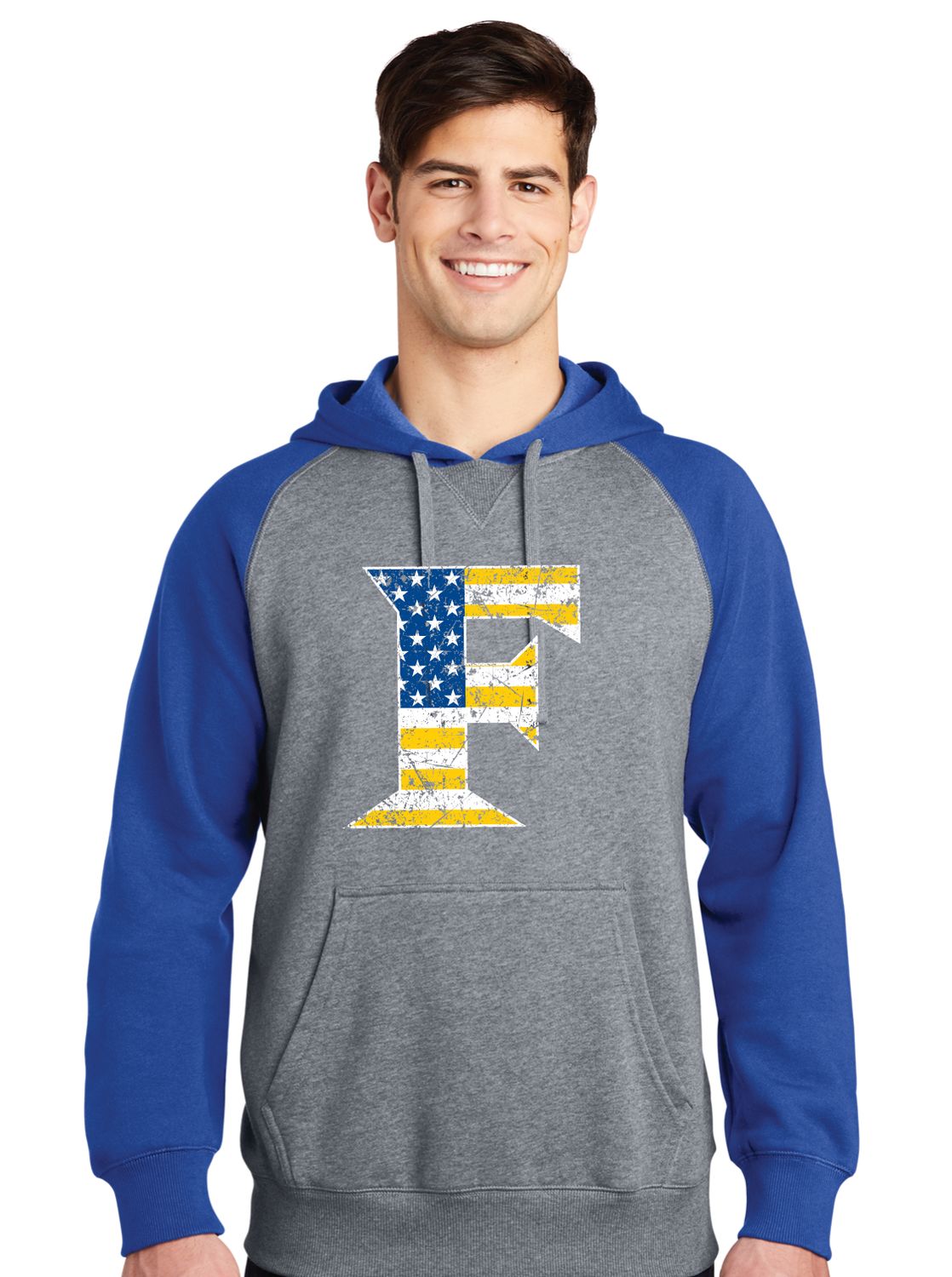Frisco Football - Flag - Raglan Hoodie