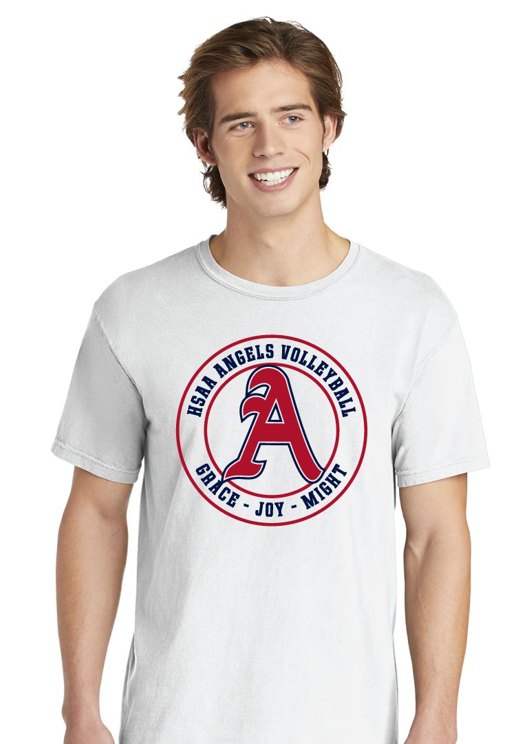 HSAA Volleyball - Circle - Comfort Colors Short Sleeve