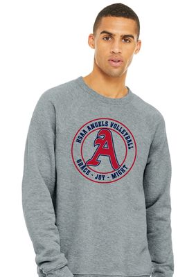 HSAA Volleyball - Circle - Bella+Canvas Crew Sweatshirt