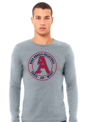HSAA Volleyball - Circle - Bella+Canvas Long Sleeve