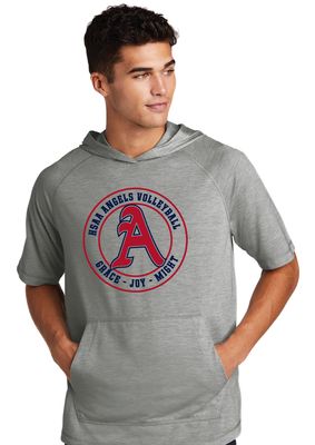 HSAA Volleyball - Circle - Short Sleeve Hoodie