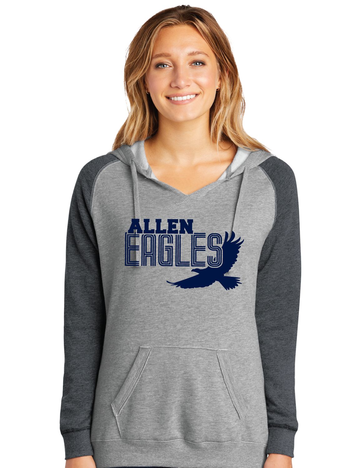 Green Explorers - Soaring Eagle - Lightweight Raglan Hoodie