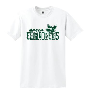 Green Explorers - Distressed Block - Short Sleeve