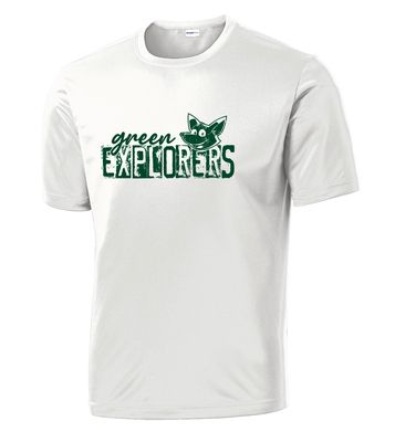 Green Explorers - Distressed Block - Dri Fit Short Sleeve
