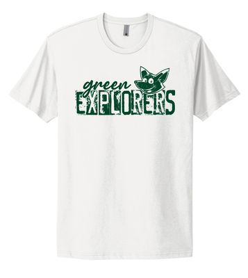 Green Explorers - Distressed Block - Next Level Short Sleeve