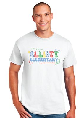 Elliott Elementary - Bubble Letters - Short Sleeve