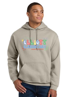 Elliott Elementary - Bubble Letters - Hoodie