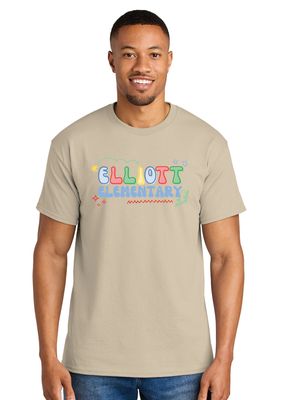 Elliott Elementary - Bubble Letters - Short Sleeve