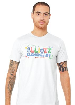 Elliott Elementary - Bubble Letters - Bella+Canvas Short Sleeve