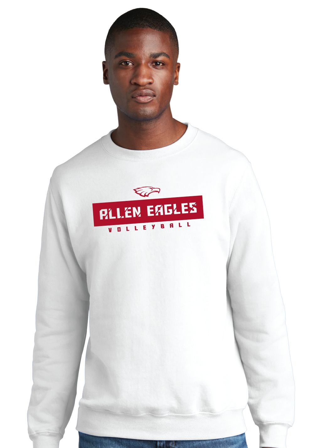 Allen Volleyball - Bar - Crew Sweatshirt