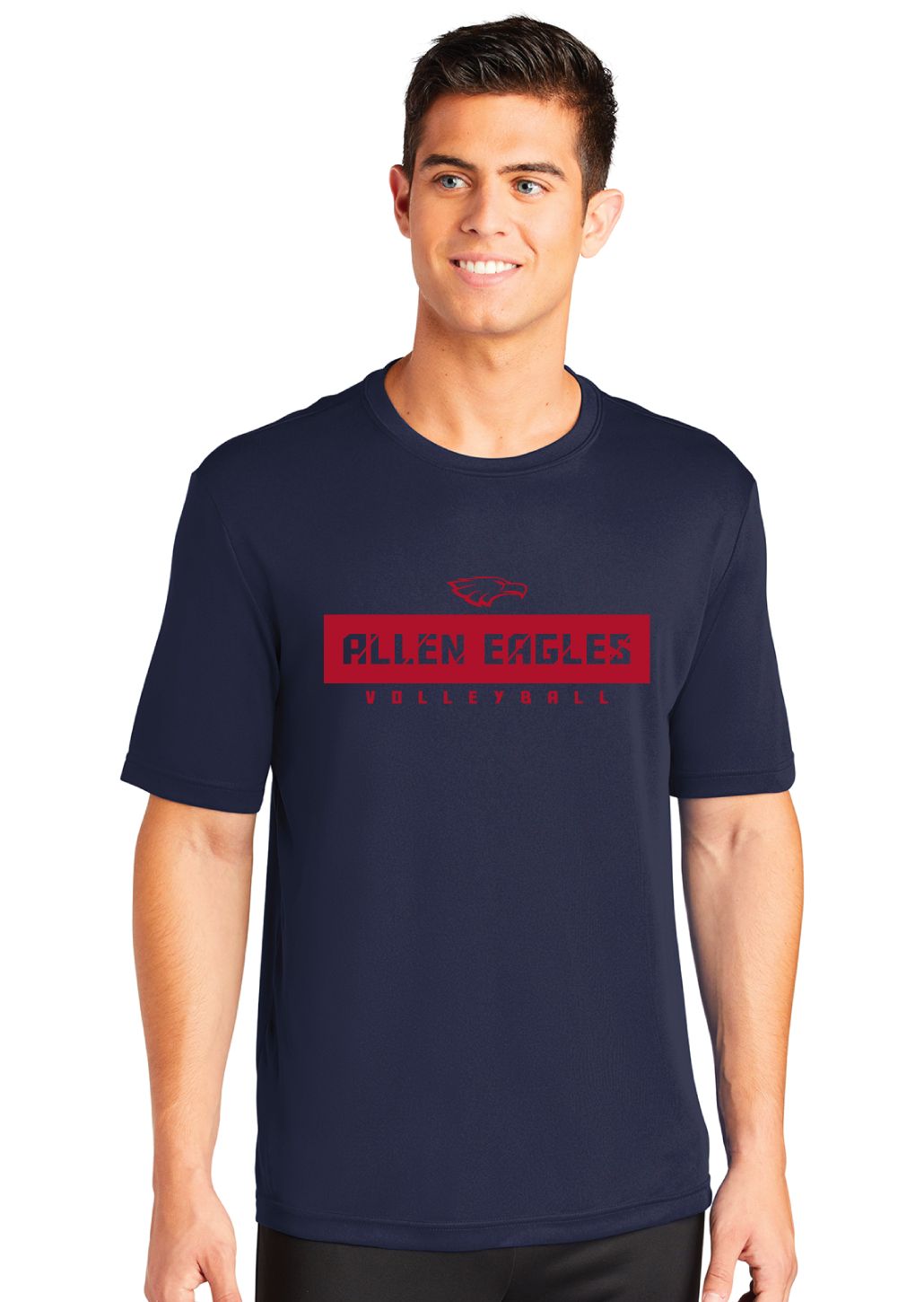 Allen Volleyball - Bar - Dri Fit Short Sleeve