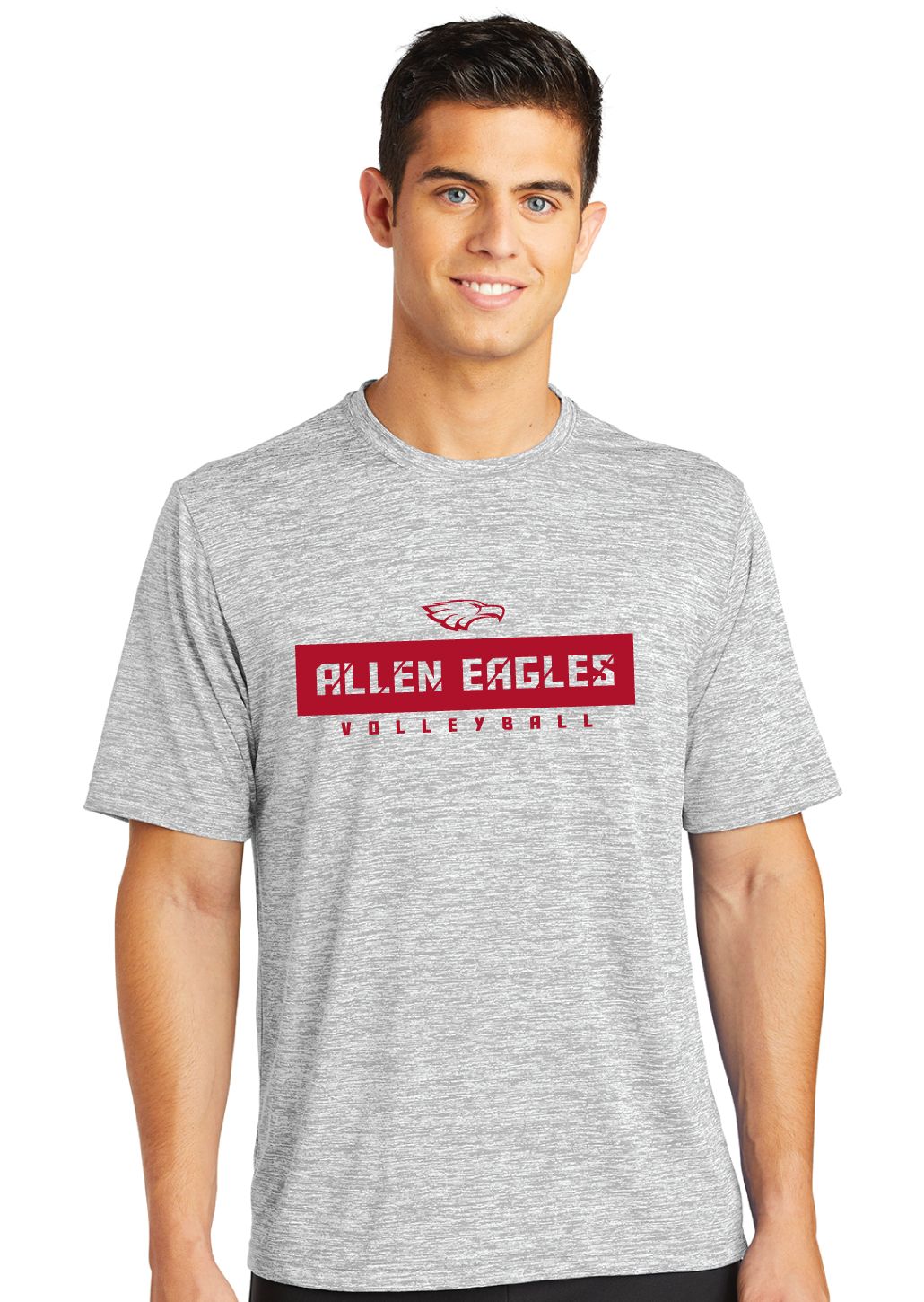 Allen Volleyball - Bar - Electric Dri Fit Short Sleeve