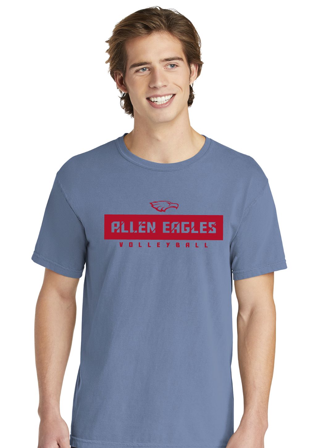 Allen Volleyball - Bar - Comfort Colors Short Sleeve