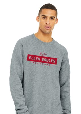 Allen Volleyball - Bar - Bella+Canvas Crew Sweatshirt