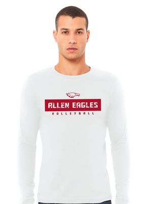 Allen Volleyball - Bar - Bella+Canvas Long Sleeve