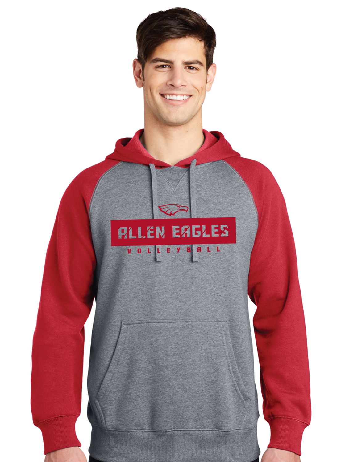 Allen Volleyball - Bar - Raglan Hoodie