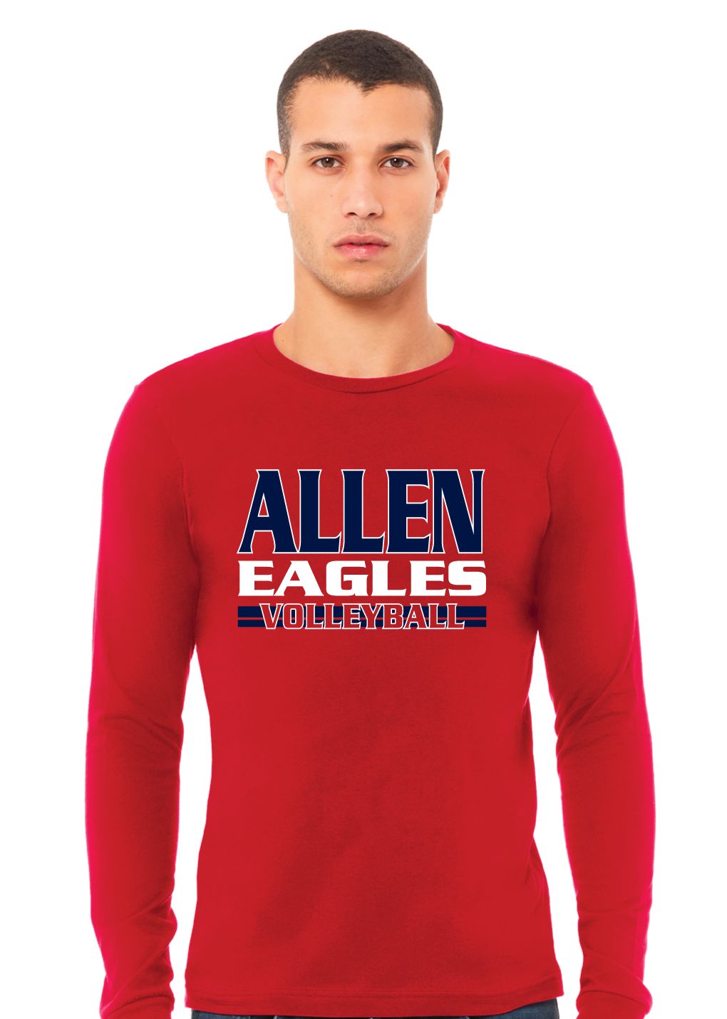 Allen Volleyball - AEV - Bella+Canvas Long Sleeve