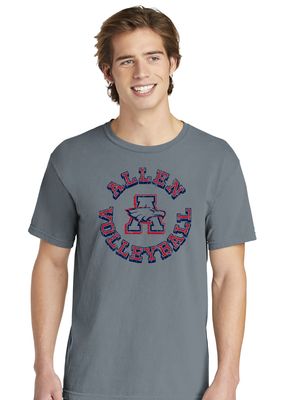 Allen Volleyball - Big Circle - Comfort Colors Short Sleeve