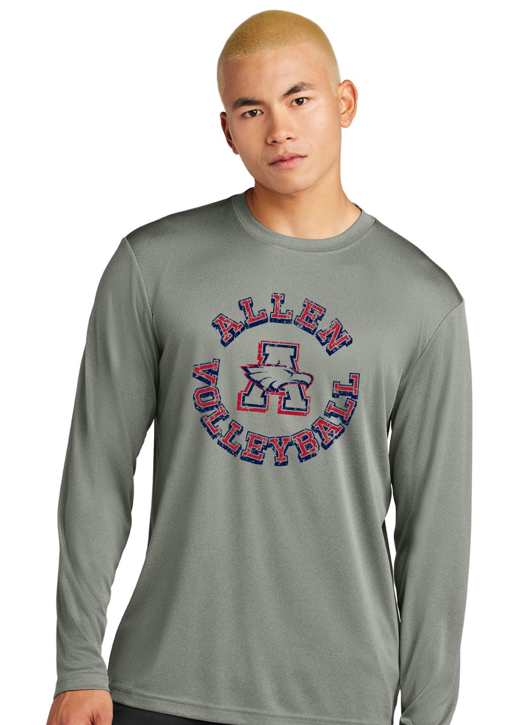 Allen Volleyball - Big Circle - Dri Fit Long Sleeve