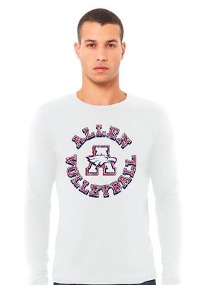 Allen Volleyball - Big Circle - Bella+Canvas Long Sleeve