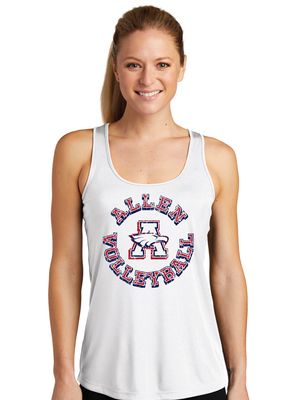 Allen Volleyball - Big Circle - Dri Fit Racerback Tank
