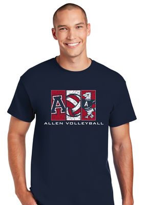 Allen Volleyball - Rectangles - Short Sleeve