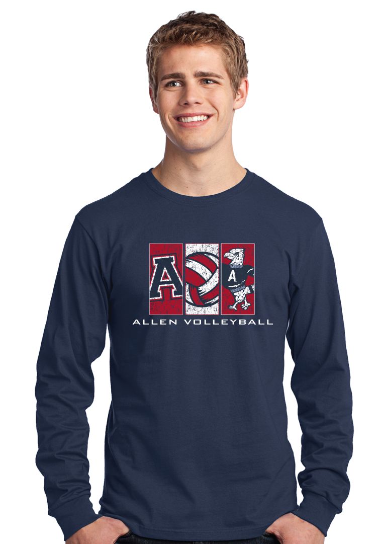 Allen Volleyball - Rectangles - Long Sleeve