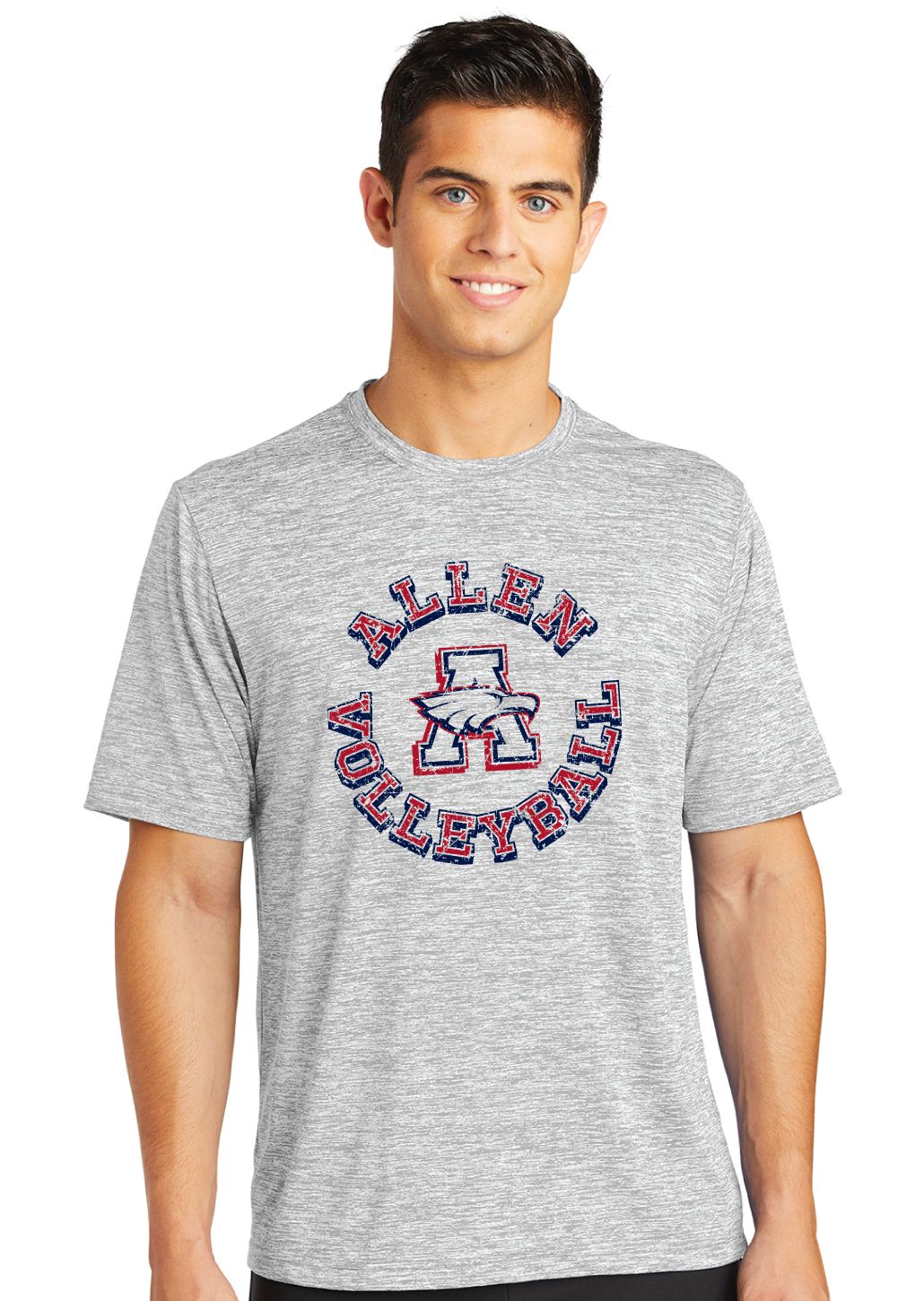 Allen Volleyball - Big Circle - Electric Dri Fit Short Sleeve