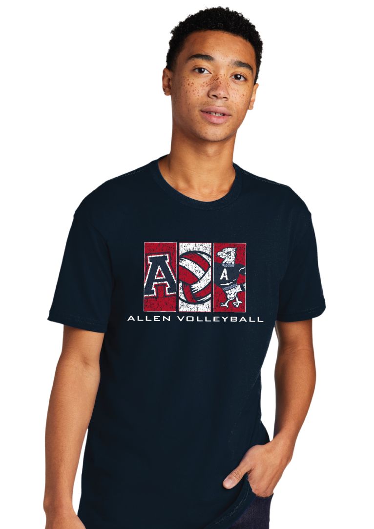 Allen Volleyball - Rectangles - Next Level Short Sleeve