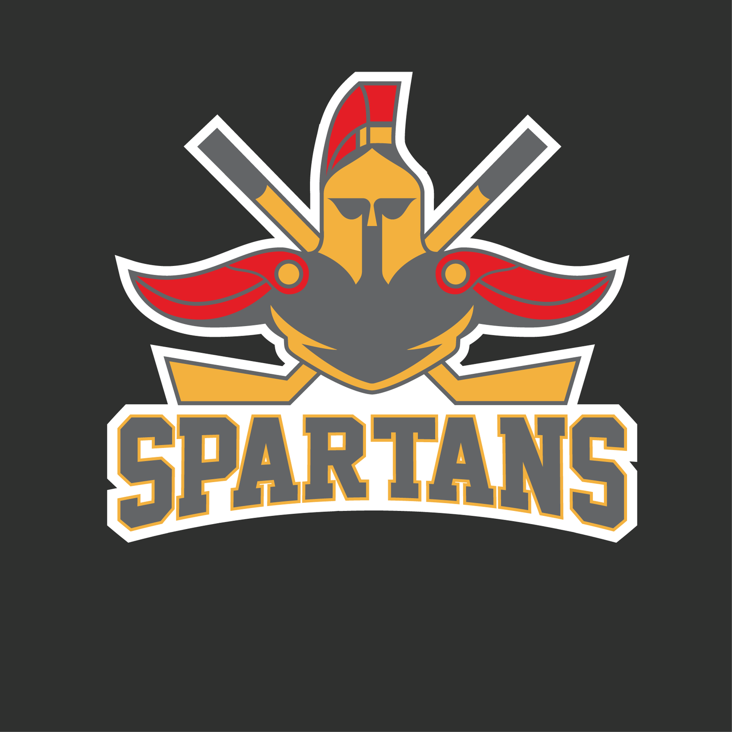 Denton Spartans Hockey - Window Decal