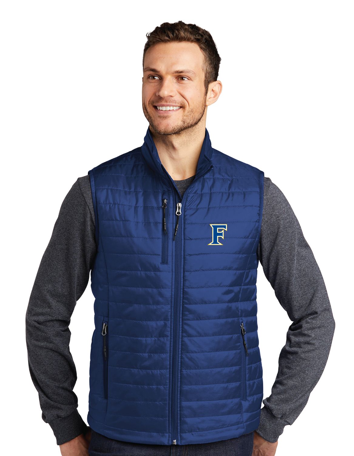 Frisco Football - Mens Packable Puffy Vest