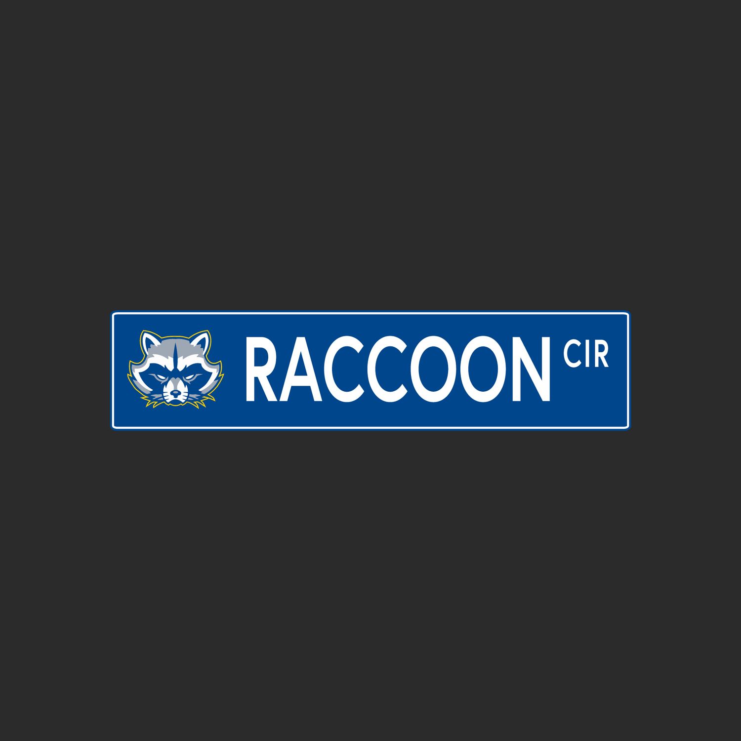Frisco Raccoons - Street Sign