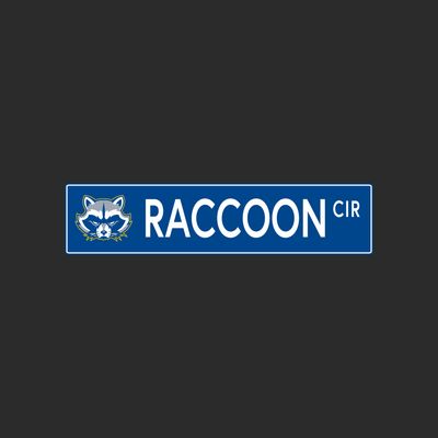 Frisco Raccoons - Street Sign