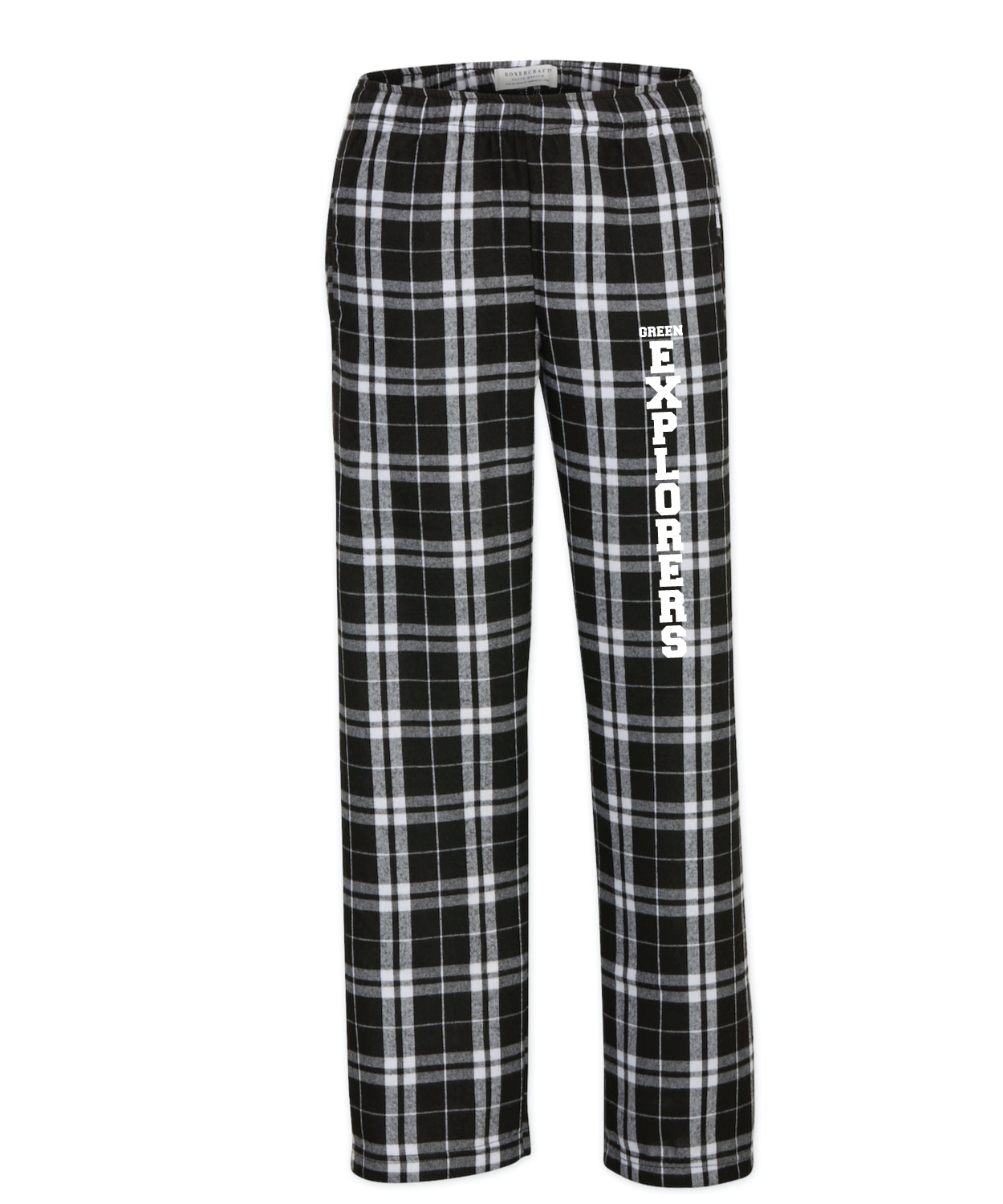 Green Explorers - Flannel Pajama Pants