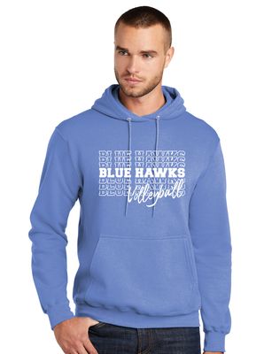 Rock Hill Blue Hawks VB - Stacked BH - Hoodie