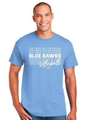 Rock Hill Blue Hawks VB - Stacked BH - Short Sleeve