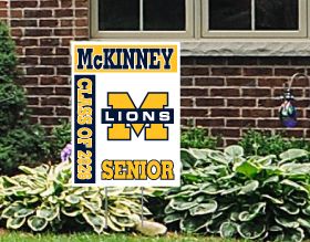 McKinney Lions - Senior 2026 Yard Sign